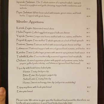 Sofra Restaurant - Turkish Near Me - Edmonton, Alberta