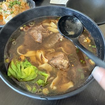 Old Taro - Beef stew noodle soup with thick noodle - Taiwanese Near Me - Fremont, California