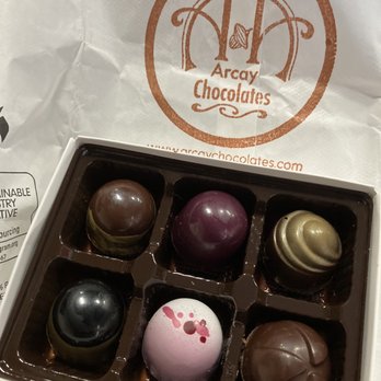 Arcay Chocolates - Six piece sampler - Chocolatiers & Shops Near Me - Washington, DC, District of Columbia