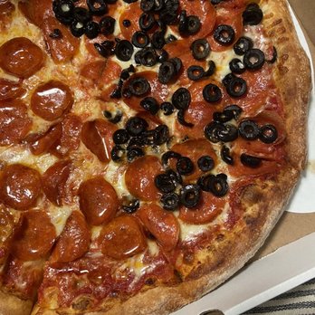 Sparrow's Pizza - Pepperoni/Black Olive Pizza - Pizza Near Me - Richmond, Virginia Sparrow's Pizza - Pepperoni/Black Olive Pizza - Pizza Near Me - Richmond, Virginia