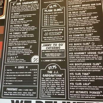Jimmy John's - Jimmy John menu - Sandwiches Near Me - Henderson, Nevada