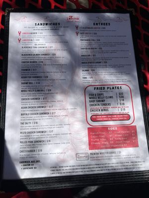 Menu photo 2 Lobster & Chowder House Wellfleet, MA Menu photo 2 Lobster & Chowder House Wellfleet, MA