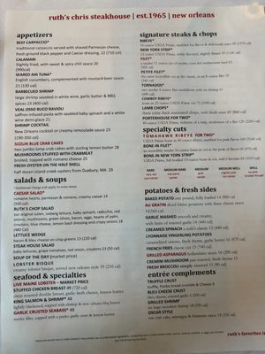 Menu photo 1 Ruth's Chris Steak House Carolina, PR Menu photo 1 Ruth's Chris Steak House Carolina, PR