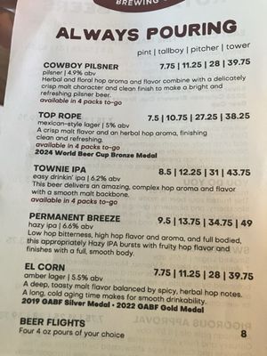 Menu photo 1 The Post Brewing Company Lafayette Lafayette, CO Menu photo 1 The Post Brewing Company Lafayette Lafayette, CO