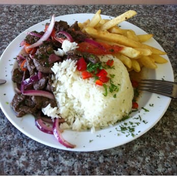 Peru Cafe Express - Lomo saltado - Peruvian Near Me - Houston, Texas