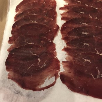 La Pergoletta Deli - Nice shingling of Bresaola from the deli - Delis Near Me - Los Angeles, California