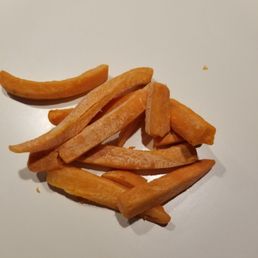 Carryout carrots, old and dry.