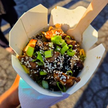 626 Night Market - Teriyaki Jerk Chicken Mac from Mac Daddy - Festivals Near Me - Arcadia, California 626 Night Market - Teriyaki Jerk Chicken Mac from Mac Daddy - Festivals Near Me - Arcadia, California