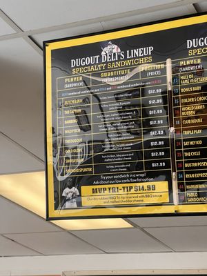 Menu photo 2 Dugout Deli Sacramento, CA Menu photo 2 Dugout Deli Sacramento, CA
