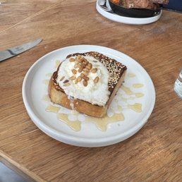 Honey ricotta toast