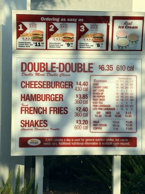 Menu photo 1 In-N-Out Burger Chula Vista, CA Menu photo 1 In-N-Out Burger Chula Vista, CA