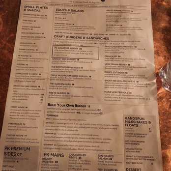 Prohibition Kitchen - Menu - Bars Near Me - St. Augustine, Florida