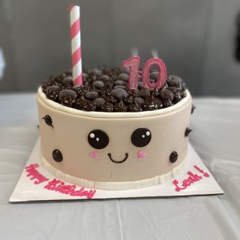 Baskin Robbins - Boba themed ice cream cake! - Ice Cream & Frozen Yogurt Near Me - San Diego, California