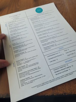 Menu photo 5 Seaside Grill Vero Beach, FL