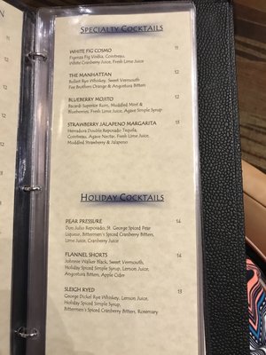 Menu photo 1 The Rim Scottsdale, AZ