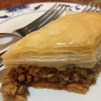Beirut Grill & Sushi - Baklava. Lucky to get it right out of the oven. Delicious! - Lebanese Near Me - Englewood, Colorado Beirut Grill & Sushi - Baklava. Lucky to get it right out of the oven. Delicious! - Lebanese Near Me - Englewood, Colorado