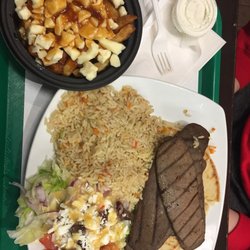 Pitarifique - Chicago gyro platter (meat is a mix of lamb and beef) with a side of poutine