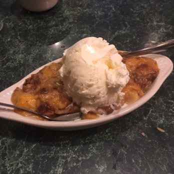 Doc's Fish Camp & Grill - Peach cobbler - Seafood Near Me - Marble Falls, Texas Doc's Fish Camp & Grill - Peach cobbler - Seafood Near Me - Marble Falls, Texas