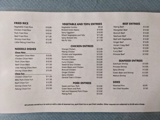 Menu photo 8 Little Peking Restaurant Fresno, CA Menu photo 8 Little Peking Restaurant Fresno, CA