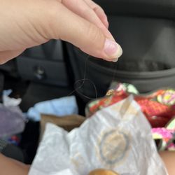 McDonald's - Hair pulled out of my burger