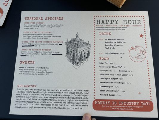Menu photo 3 McMenamins Pub McMinnville, OR