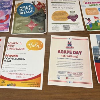 Douglas Community Center - Some of the flyers for programming offered via parks and rec sites in Jefferson County. - Community Service/Non-Profit Near Me - Louisville, Kentucky