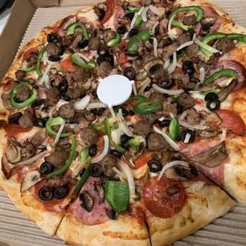 Pizza Guys - Large Combo pizza with "thick crust" - Pizza Near Me - Orange, California Pizza Guys - Large Combo pizza with "thick crust" - Pizza Near Me - Orange, California