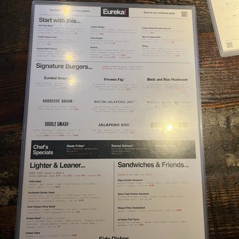 Eureka! - Menu 1 - American Near Me - San Diego, California Eureka! - Menu 1 - American Near Me - San Diego, California