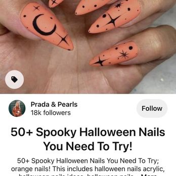Be Beauty Nails & Spa - The moon design I showed as reference to get on my toe - Nail Salons Near Me - Denver, Colorado
