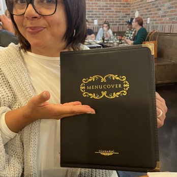 Sushi Boat - "Menu Cover". LoL!!! - Sushi Bars Near Me - Saint Charles, Missouri