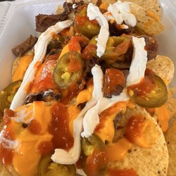 Oscar's Famous Ribs - Brisket Nachos