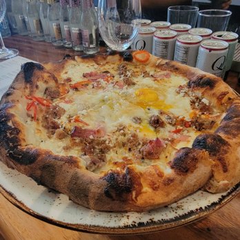 Sixty Vines - Breakfast Pizza - New American Near Me - Dallas, Texas