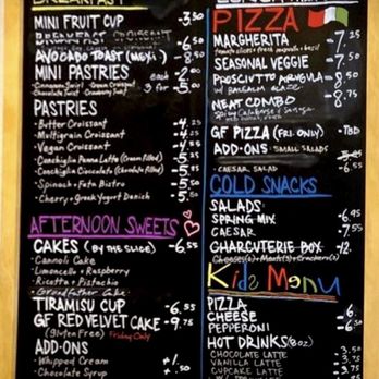 Drift Benicia - Menu. It changes a little. - Pizza Near Me - Benicia, California