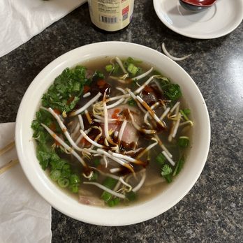 Yummy Pho & Grill - Beef P6. Eye Round Steak, Brisket and Soft Tendon Pho - Vietnamese Near Me - Spring, Texas Yummy Pho & Grill - Beef P6. Eye Round Steak, Brisket and Soft Tendon Pho - Vietnamese Near Me - Spring, Texas