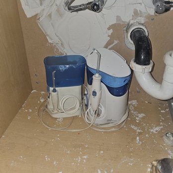 Repipe1 - Spackle in your waterpick anyone? - Plumbing Near Me - Irvine, California Repipe1 - Spackle in your waterpick anyone? - Plumbing Near Me - Irvine, California