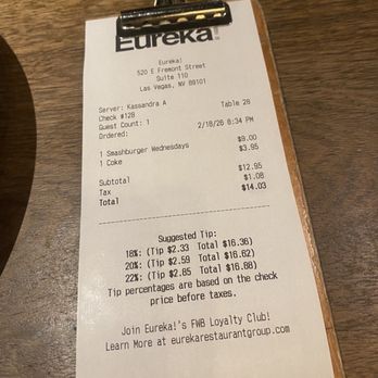 Eureka! - Burger special - American Near Me - Las Vegas, Nevada