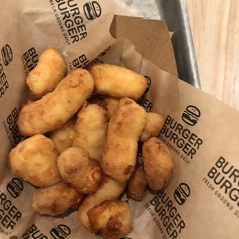 Burger Burger - Cheese Curds. My boyfriend kept telling me about how good WI/MN's cheese curds. It was my first time trying it and delicious! - Burgers Near Me - Bloomington, Minnesota