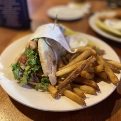 City Streets Bar and Grill - Chicken Gyro is a HUGE portion and delicious