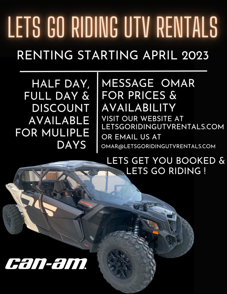 Let’s Go Riding UTV Rentals Logo