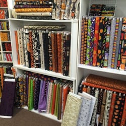 Patchwork Pig - A full section of Halloween fabrics