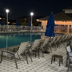 Pool area by the Tiki Bar.