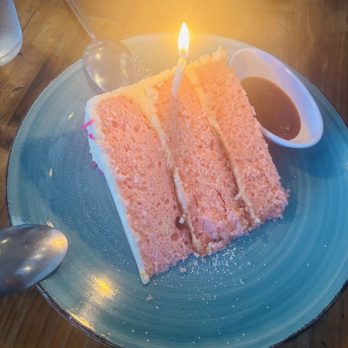 Elliot's Table - Strawberry cake - New American Near Me - Houston, Texas Elliot's Table - Strawberry cake - New American Near Me - Houston, Texas