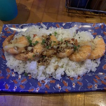Cuckoo Coconuts Waikiki - Hawaiian Garlic Shrimp Plate - Cocktail Bars Near Me - Honolulu, Hawaii Cuckoo Coconuts Waikiki - Hawaiian Garlic Shrimp Plate - Cocktail Bars Near Me - Honolulu, Hawaii