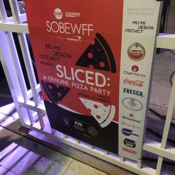 SOBEWFF: Sliced, A Genuine Pizza Party - Event info. - Festivals Near Me - Miami, Florida SOBEWFF: Sliced, A Genuine Pizza Party - Event info. - Festivals Near Me - Miami, Florida