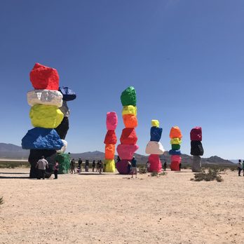Seven Magic Mountains - Public Art Near Me - Las Vegas, Nevada Seven Magic Mountains - Public Art Near Me - Las Vegas, Nevada