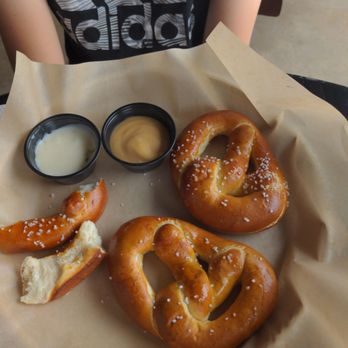 Station 1 Brewing Company - Pretzels - Breweries Near Me - Suamico, Wisconsin