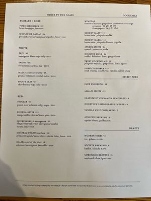 Menu photo 7 Trust San Diego, CA