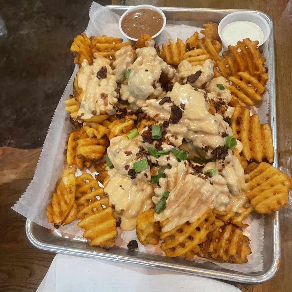 Third Wheel Brewing - Loaded Waffle fries - Brewpubs Near Me - St Peters, Missouri Third Wheel Brewing - Loaded Waffle fries - Brewpubs Near Me - St Peters, Missouri