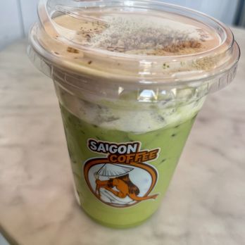 Saigon Coffee - Banana cold foam matcha - Vietnamese Near Me - San Diego, California Saigon Coffee - Banana cold foam matcha - Vietnamese Near Me - San Diego, California