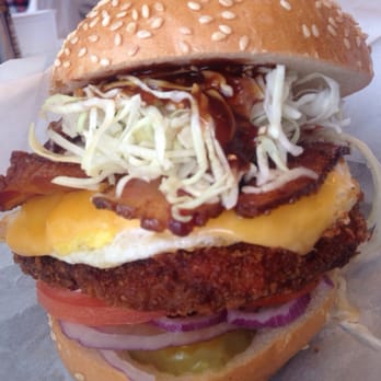Katsu Burger - Ohayou Gozaimasu burger!! Ahhh damn!! - Burgers Near Me - Seattle, Washington